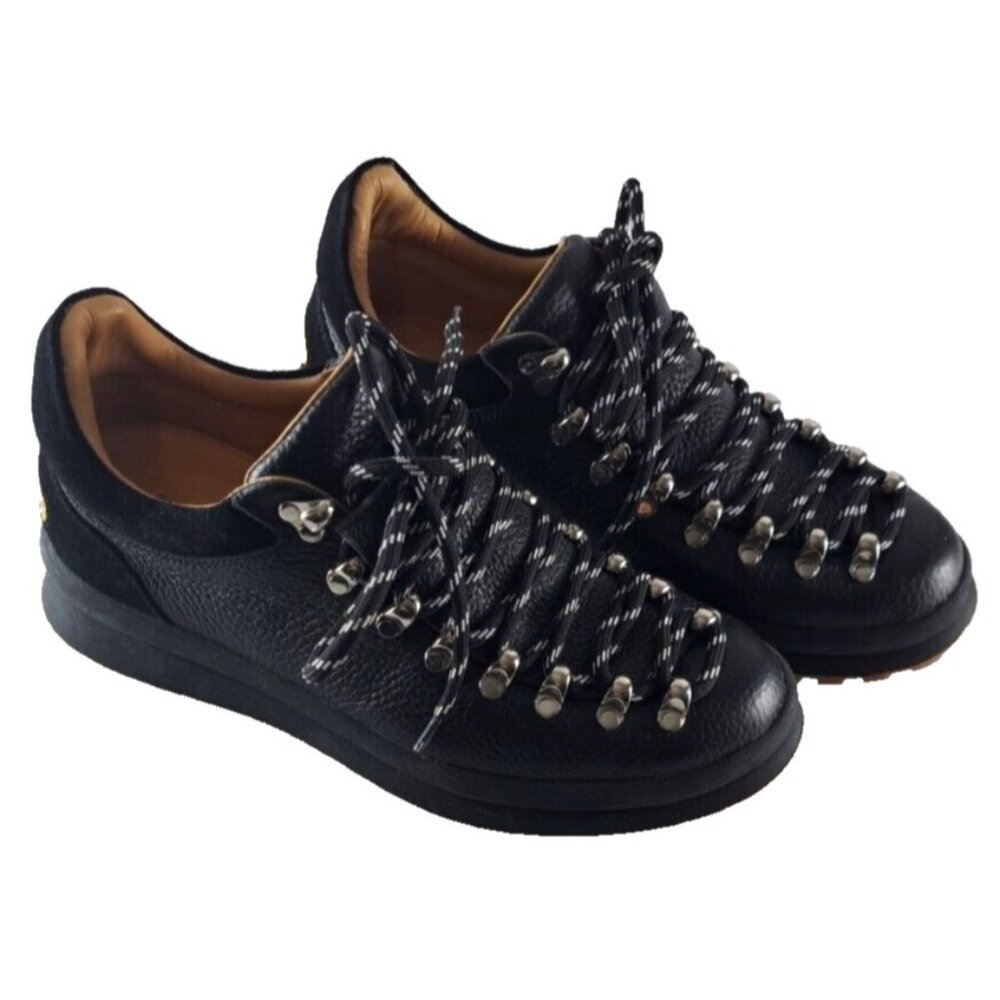 Two Thousand Never Hiking Shoes Black All Leather Patrick Winget M 7 W 10